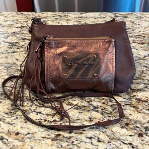 B. Makowsky Crossbody leather Bag